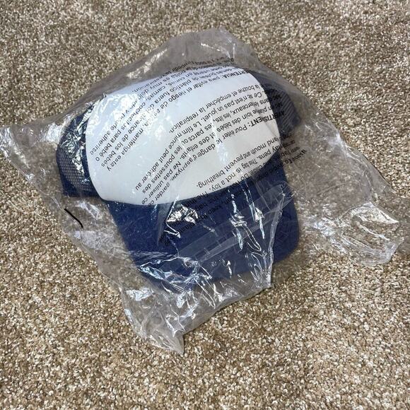 trucker hat netted back adjustable baseball cap Navy/white crafters special NEW - Picture 4 of 4